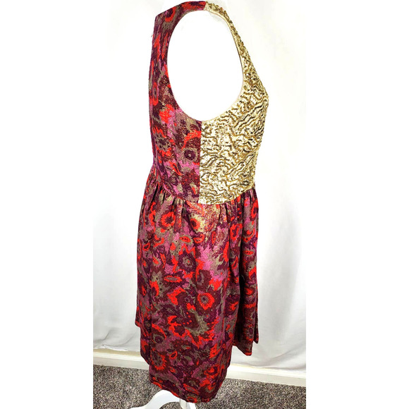 Wren By Anthropologie Fit Flare Dress XL - Picture 3 of 7